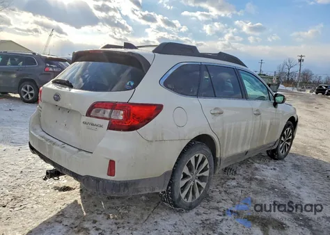 2016 Subaru Outback 2.5I Limited z USA, uszkodzony, nr VIN 4S4BSALCXG3334622